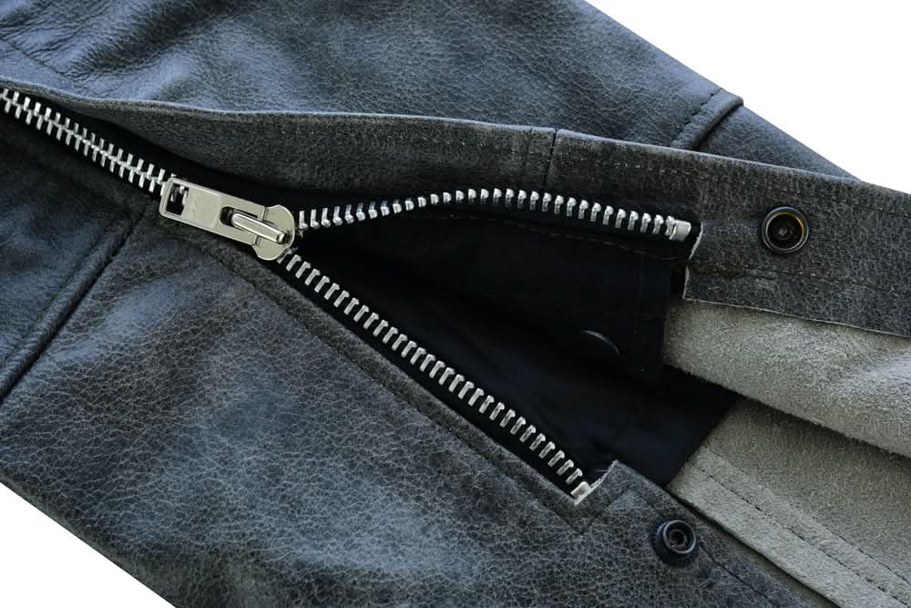 Erova™ Unisex Leather Motorcycle Chaps