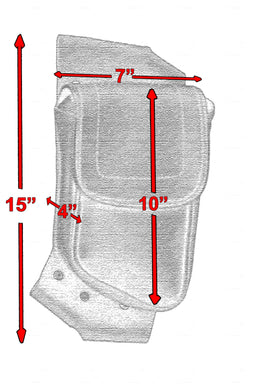 Evermont Elite - Motorcycle Crash Bar Bag (Left Side)