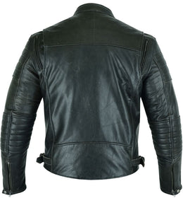Ferro Men's Leather Motorcycle Jacket
