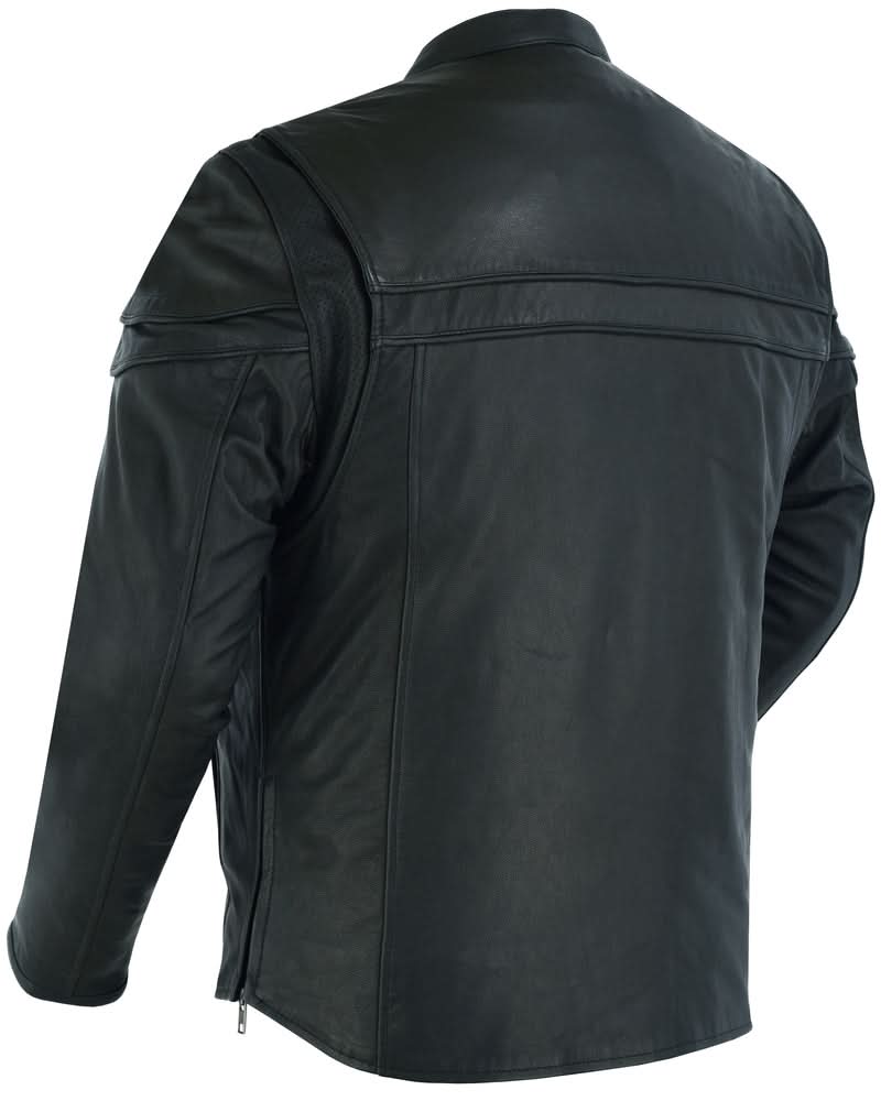 Flexer™ Men's Leather Motorcycle Jacket