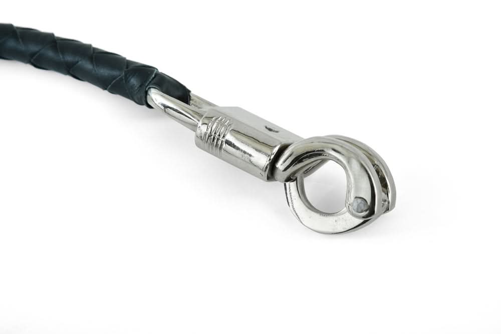 GBW21 Leather Handlebar Fringe - Black