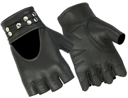 Glovella™ womens leather fingerless gloves