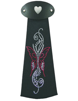 J76IJ2 Red Butterfly Hair tube