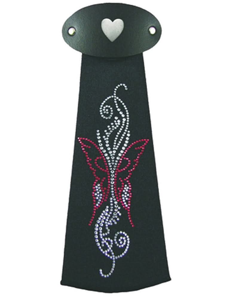 J76IJ2 Red Butterfly Hair tube