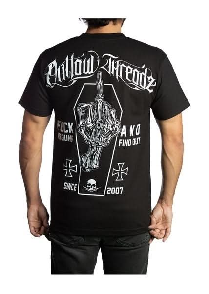 Outlaw Threadz Fuck Around and Find Out Men's Motorcycle T-Shirt