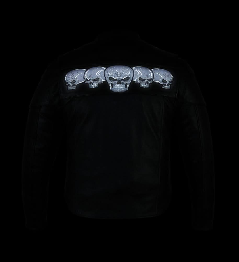 Revenant™ Men's Leather Motorcycle Jacket