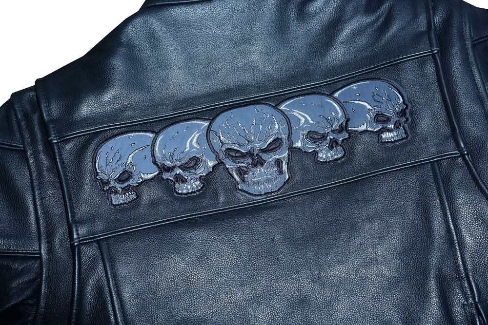 Revenant™ Men's Leather Motorcycle Jacket