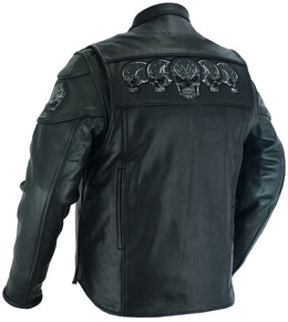 Revenant™ Men's Leather Motorcycle Jacket
