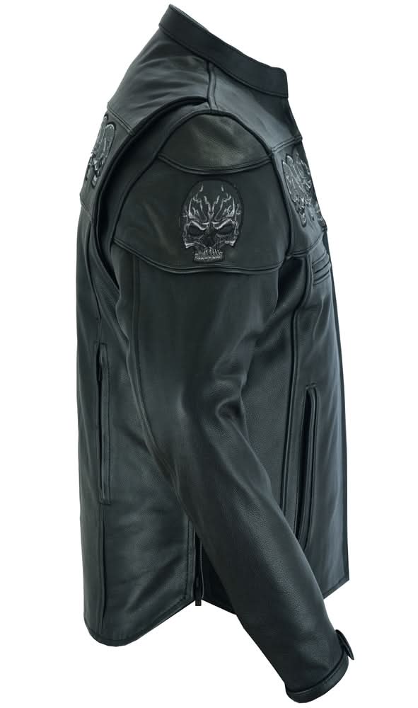 Revenant™ Men's Leather Motorcycle Jacket