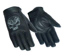 Rockstone™ Men's leather gloves - Black, White, & Yellow