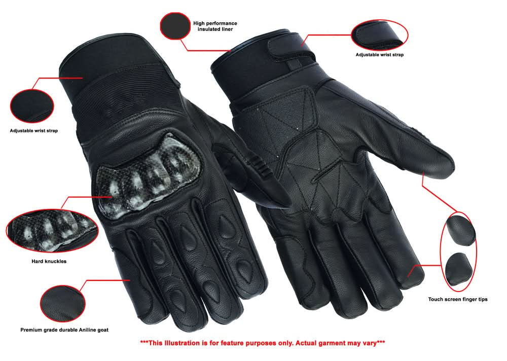 RuggedEdge™ Men's motorcycle gloves