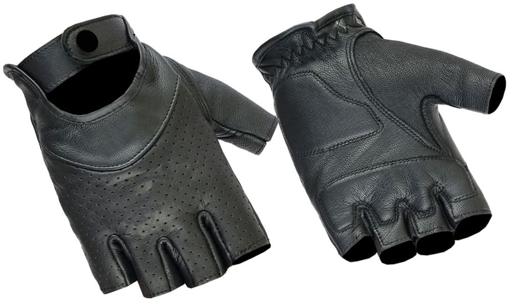 Shivered™ womens leather fingerless gloves