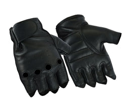 SteelHands™ Men's leather Fingerless gloves