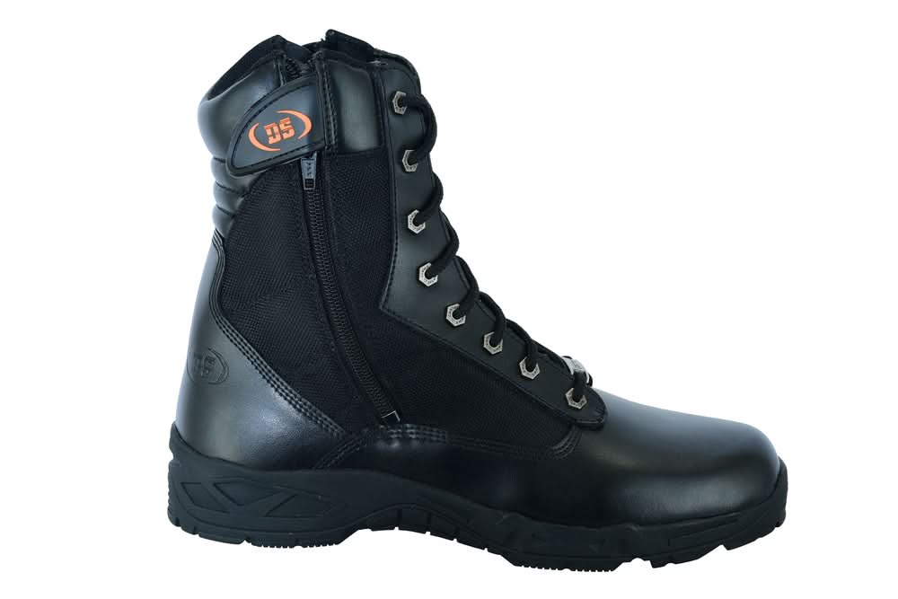 Trailstomp Men's 9" Black Motorcycle Boots