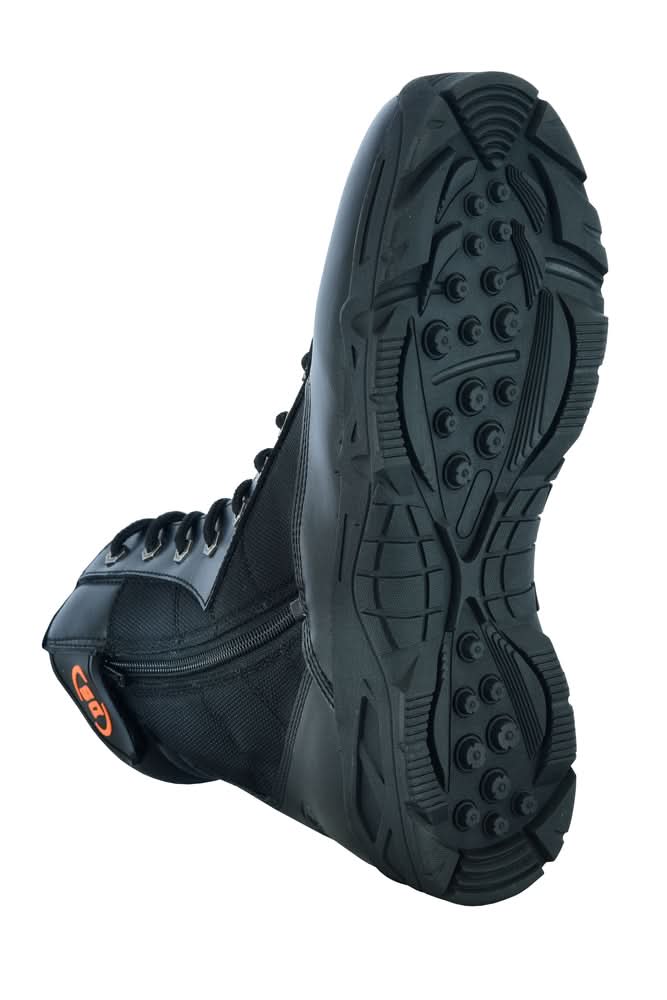 Trailstomp Men's 9" Black Motorcycle Boots