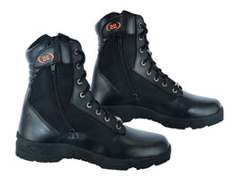 Trailstomp Men's 9" Black Motorcycle Boots