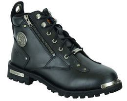 TundraGrip Men's 6'' Leather Motorcycle Boots