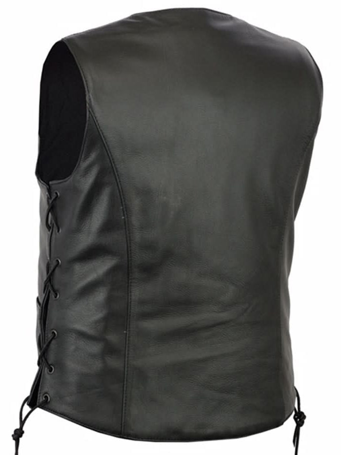 Velesky™ Womens Leather Motorcycle Vest