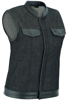 Wildfire™ Womens Denim Motorcycle Vest