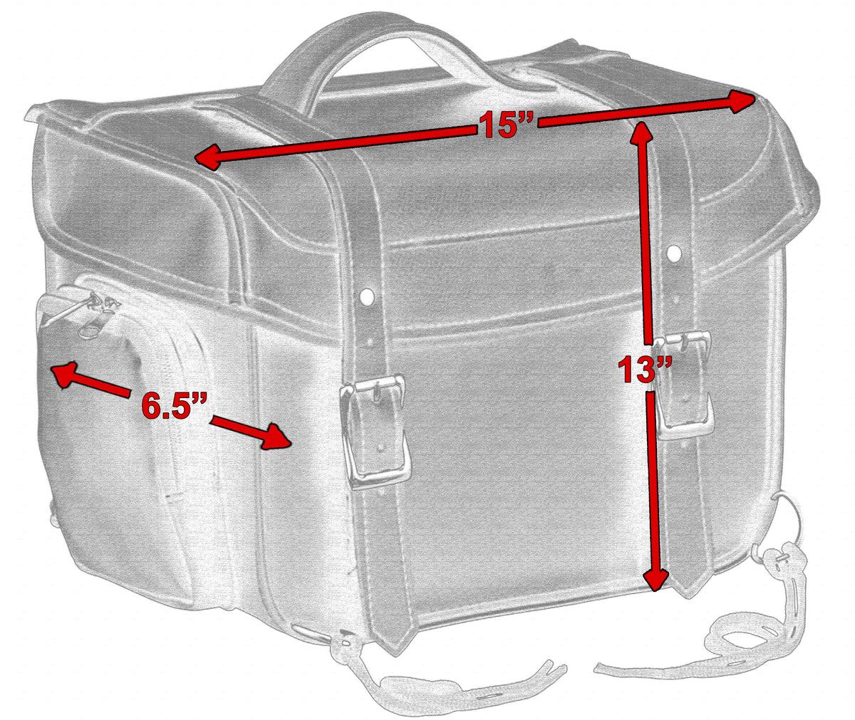 DS Small Sissy Bar Bag - Cooler Insert Sissy Bar Bags Renegade Classics
