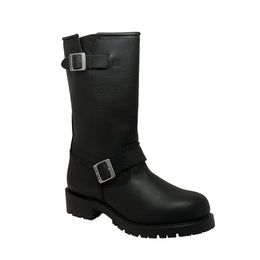 Shadowstep Men's Black leather motorcycle boots Men's Footwear Adtec Footwear
