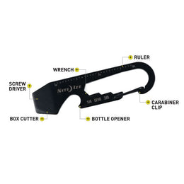KMT-01-R3 DOOHICKEY® KEY TOOL- Black Wallet Chains/Key Leash Nite Ize