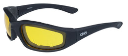 Kickback-YT Kickback Foam Padded Yellow Tint Lenses Sunglasses Global Vision Eyewear