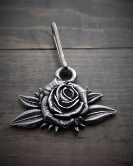 BZP-25 Rose Zipper Pull Zipper Pulls Bravo Bells
