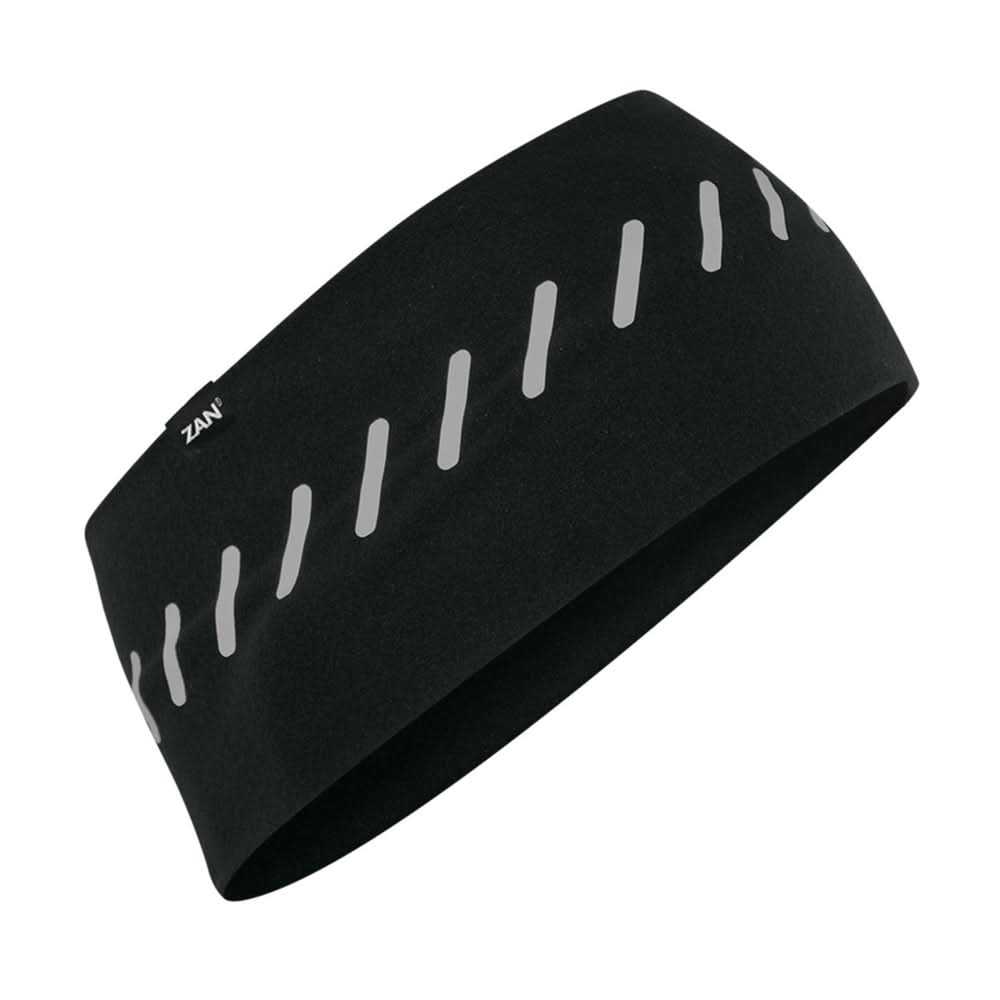 HBL114R Headband, SportFlex(tm) Series, Reflective, Black Headband ZAN Headgear