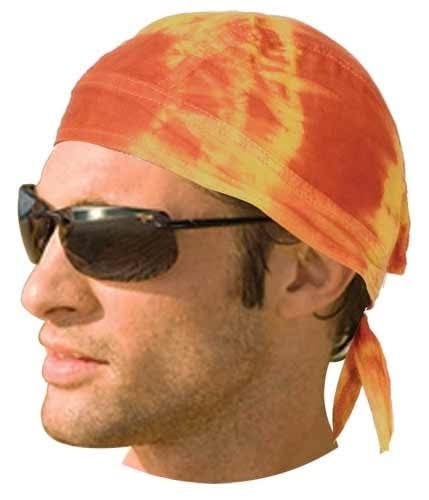 HW2678 Headwrap Tie Dye Yellow Headwraps Renegade Classics