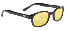 20112 KD's Blk Frame/Yellow Lens Sunglasses Pacific Coast Sunglasses