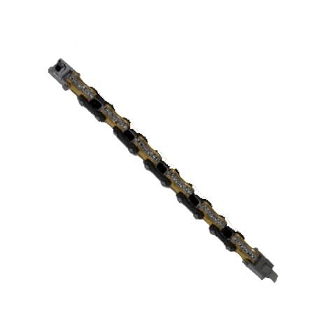 VJ1113 Two Tone Black/Gold W/White Crystal Centers Bracelets Renegade Classics
