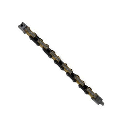 VJ1113 Two Tone Black/Gold W/White Crystal Centers Bracelets Renegade Classics