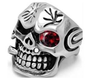 R134 Stainless Steel Observe Biker Ring Rings Renegade Classics