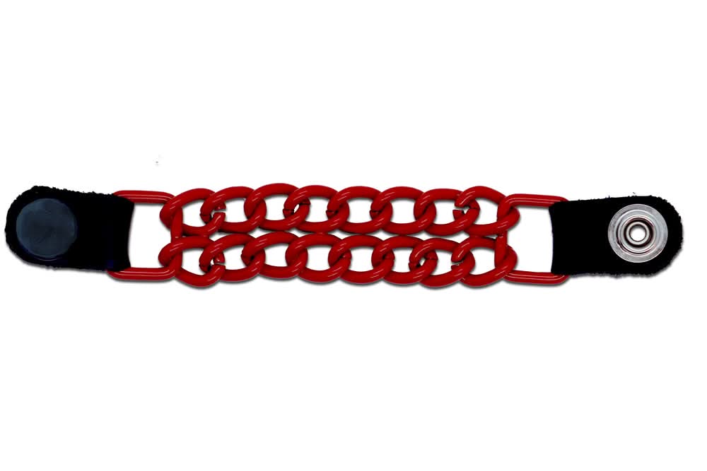 VEPC100RF Vest Extender Powder Coated Fire Red Vest Extenders Warhawk Customs