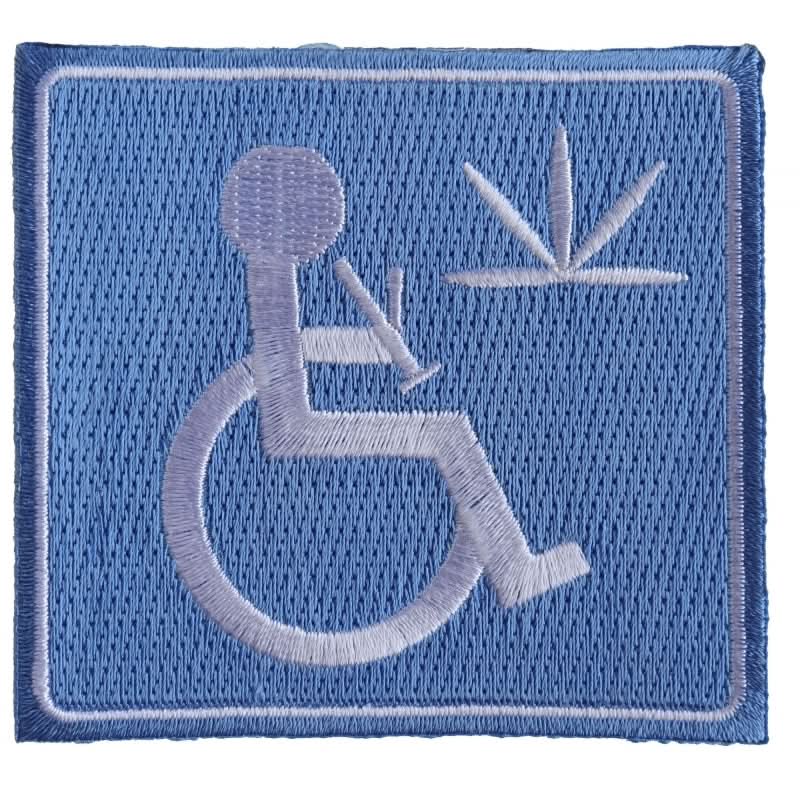 P3795 Handicap Stoner With Bong Patch Patches The Cheap Place