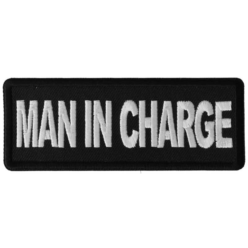 P6284 Man in Charge Patch Patches The Cheap Place