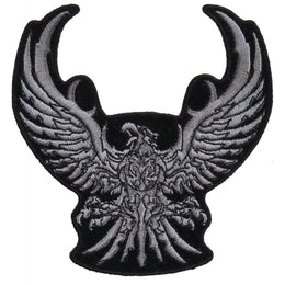 P3291 Silver Tribal Eagle Small Patch Patches The Cheap Place