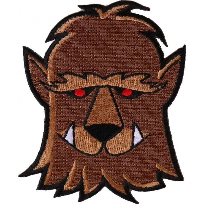 P6551 Wacky Wolf Patch Patches The Cheap Place