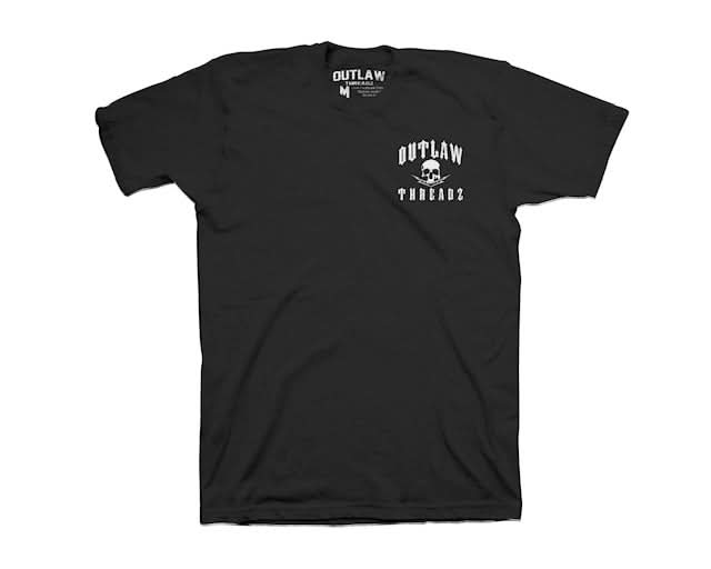 Outlaw Biker Men's T Shirt – Everyone Wants to Be an Outlaw - Black Men's Shirts Outlaw Threadz