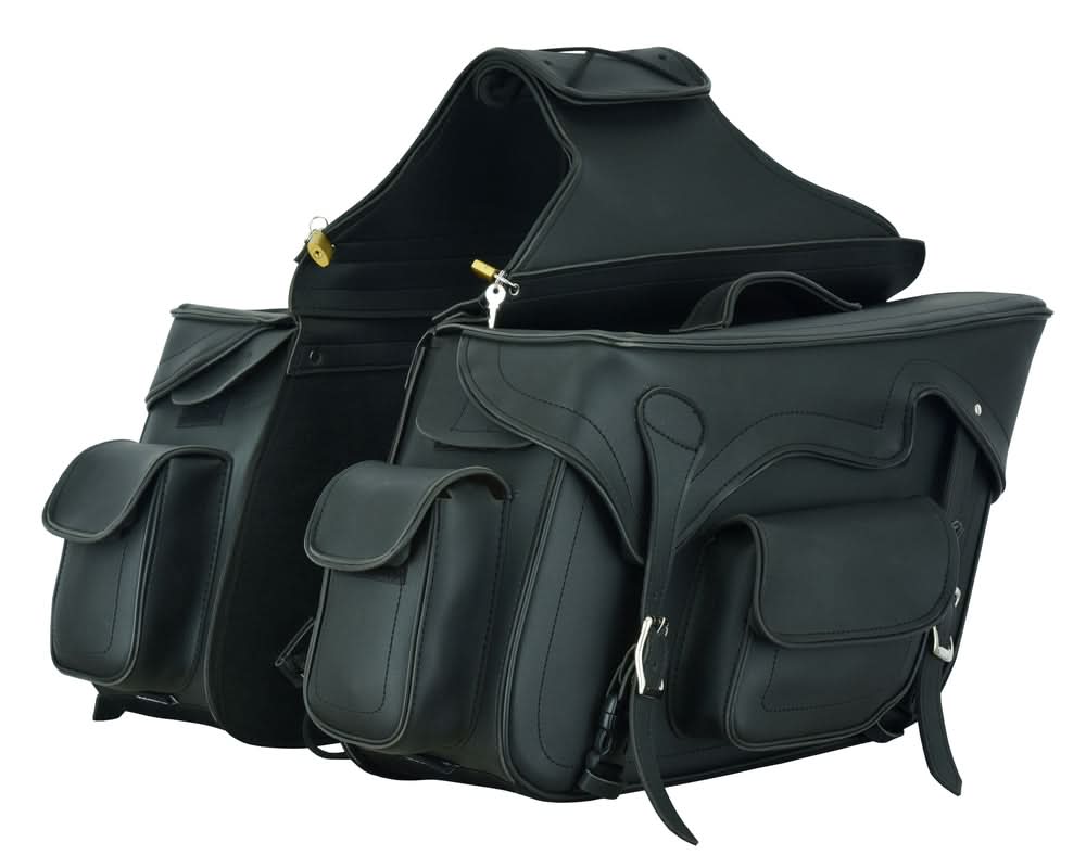 DS Two Strap Saddle Bag Saddle Bags Renegade Classics