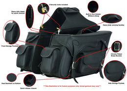 DS Two Strap Saddle Bag Saddle Bags Renegade Classics