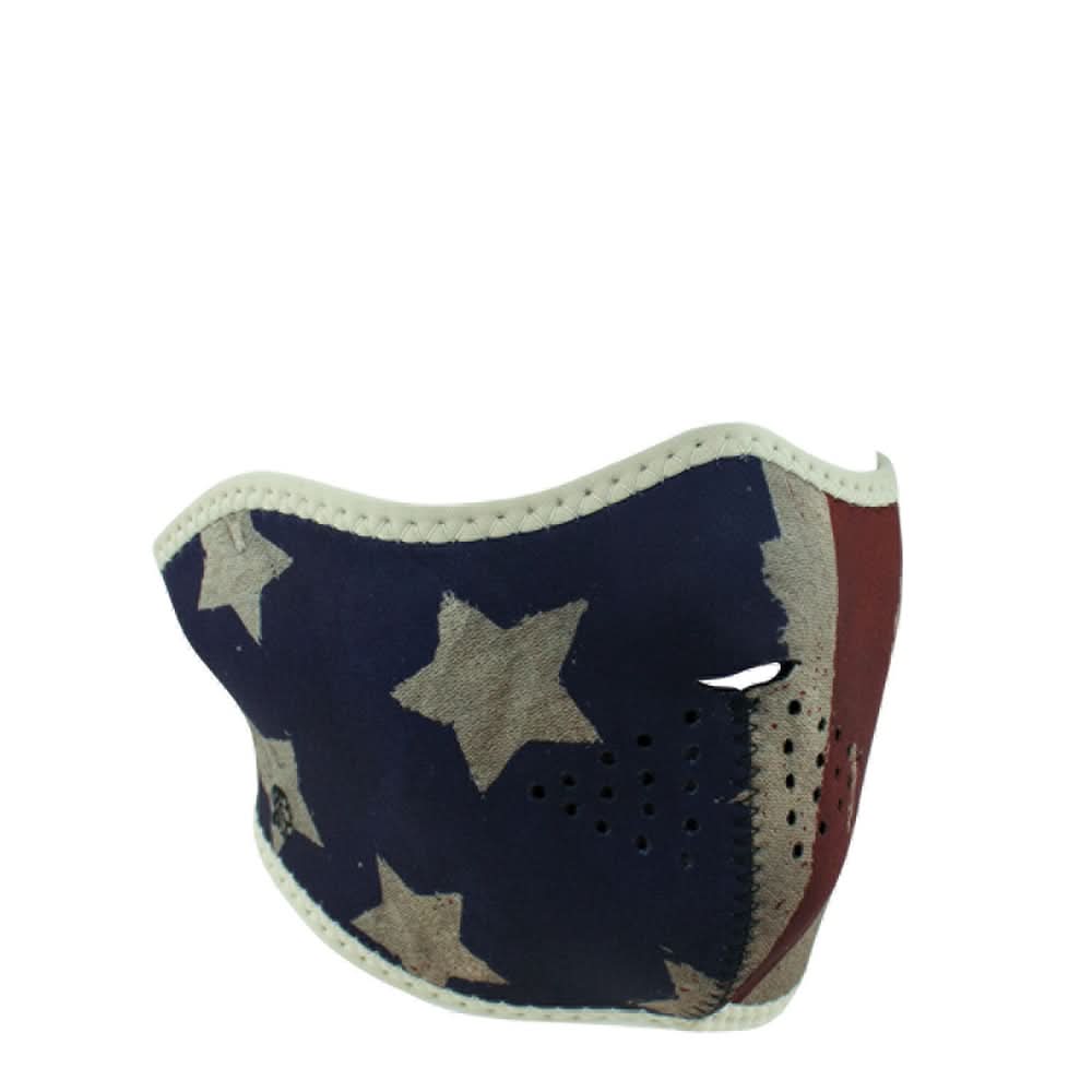 WNFM408H ZAN® Half Mask- Neoprene- Patriot Half Face Masks ZAN Headgear