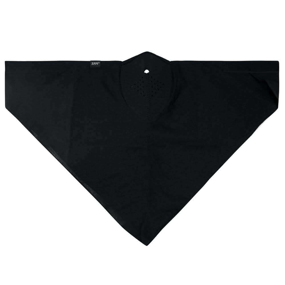 WNEO114 NEODANNA Mask- Cotton/Neoprene- Black Half Face Masks ZAN Headgear