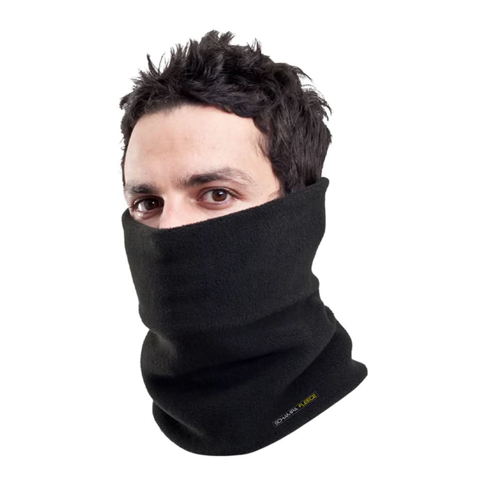 NG001- Double Layer Fleece NeckGaiter- Black Head/Neck/Sleeve Gear Schampa