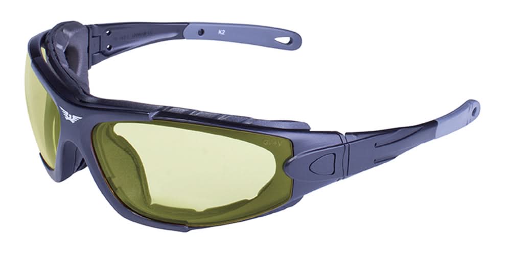 24ShortyKitYTA/F Shorty 24 Kit Yellow Photochromatic Ant-Fog Lenses Photochromatic Glasses Global Vision Eyewear
