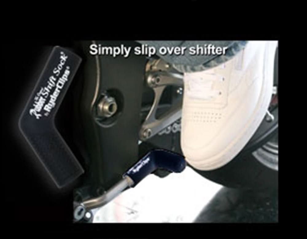 RSS-BLACK Rubber Shift Sock- Black Rubber Shift Sock Ryder Clips