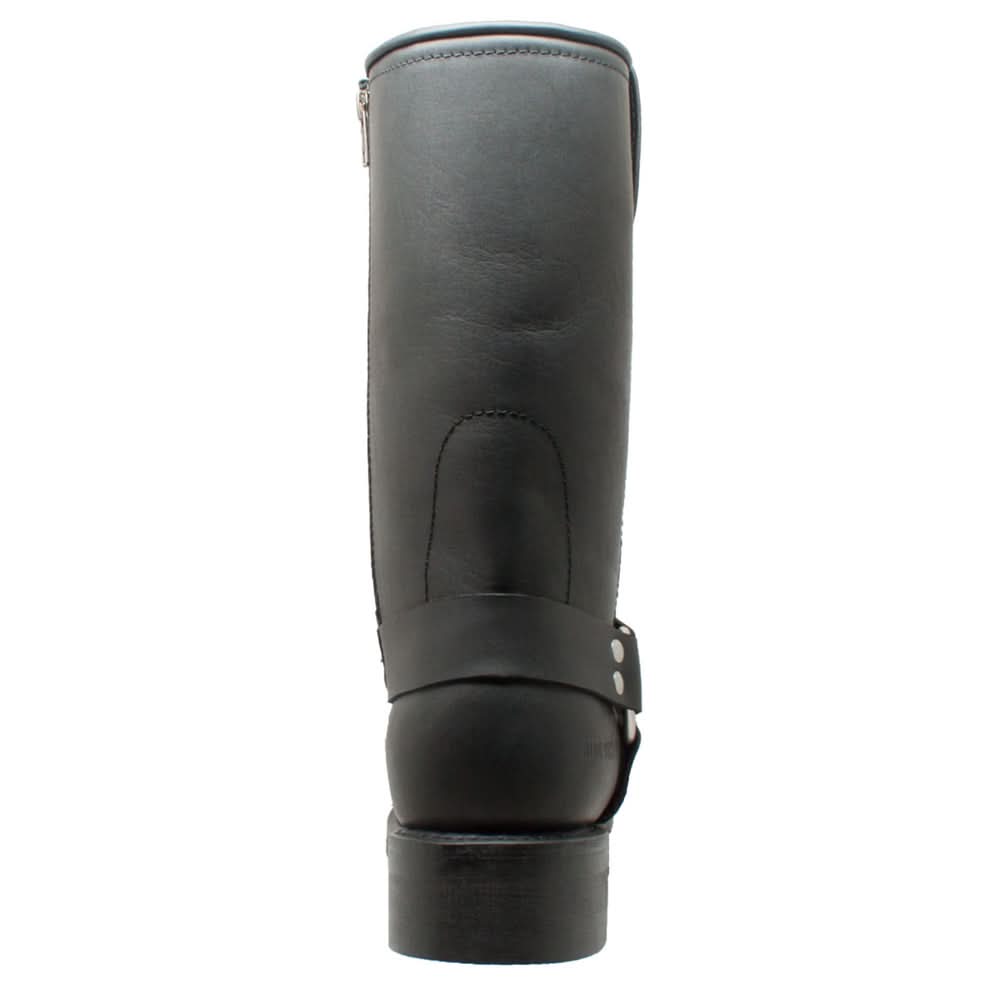 StormGuard Men's black Leather biker boots Men's Footwear Adtec Footwear