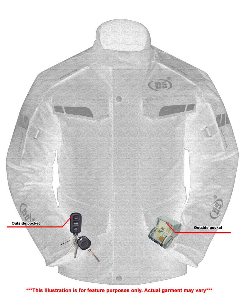 Kinectic Men's Textile motorcycle Jacket Men's Textile Jackets Renegade Classics
