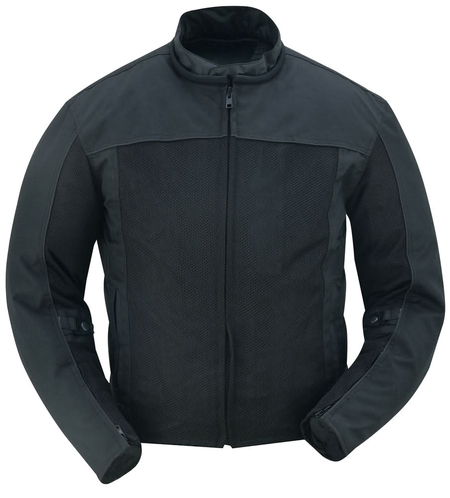 Drift Men's Mesh Jacket – Black Men's Textile Jackets Renegade Classics